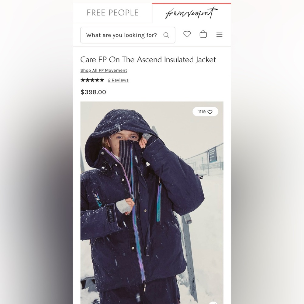 Free People Movement 'Care FP On The Ascend Insulated Jacket'